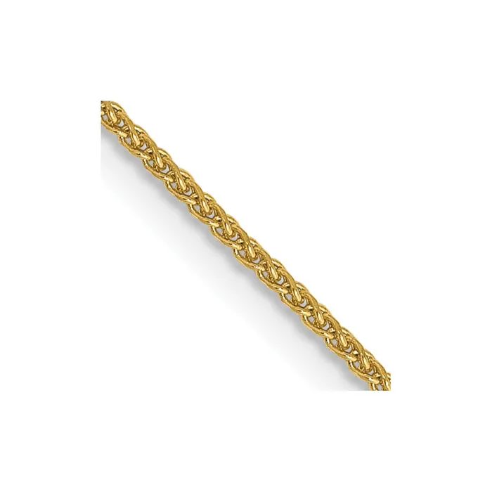 14K Yellow Gold 16 inch 105mm Diamondcut Spiga with Spring Ring Clasp Chain Necklace MDS Necklaces 14K Yellow Gold 16 inch 105mm Diamondcut Spiga with Spring Ring Clasp Chain Necklace MDS Necklaces