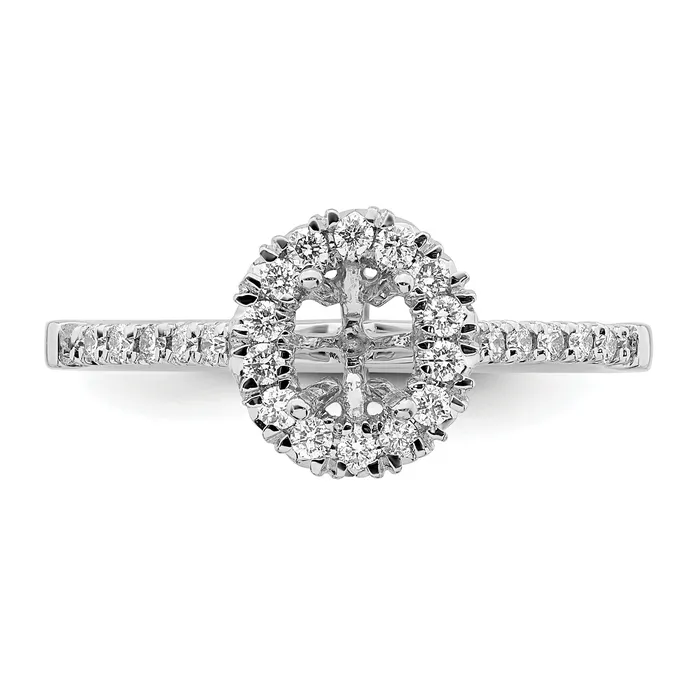 Goldia Rings 14k White Gold 78 Ct Lab Grown Diamond VSSI G Oval Halo Engagement Ring