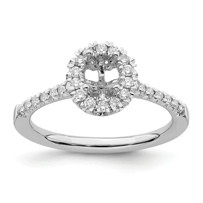 Goldia Rings 14k White Gold 78 Ct Lab Grown Diamond VSSI G Oval Halo Engagement Ring