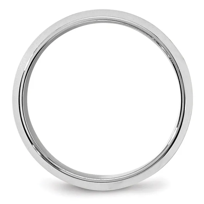 Goldia Rings Solid 14K White Gold 8mm Bevel Edge Comfort Fit MensWomens Wedding Band Ring Size 8 Goldia Rings Solid 14K White Gold 8mm Bevel Edge Comfort Fit MensWomens Wedding Band Ring Size 8