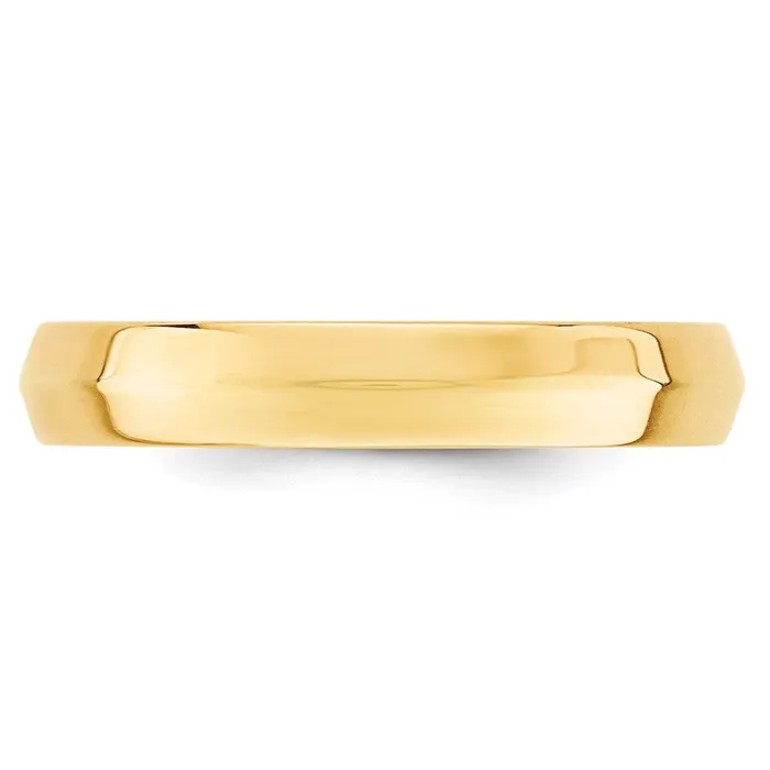 Goldia Rings Solid 14K Yellow Gold 4mm Knife Edge Comfort Fit MensWomens Wedding Band Ring Size 14 Goldia Rings Solid 14K Yellow Gold 4mm Knife Edge Comfort Fit MensWomens Wedding Band Ring Size 14