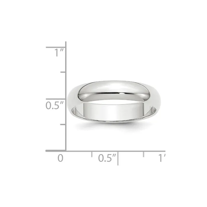 Goldia Rings Solid 14K Yellow Gold White Gold 5mm HalfRound MensWomens Wedding Band Ring Size 10 Goldia Rings Solid 14K Yellow Gold White Gold 5mm HalfRound MensWomens Wedding Band Ring Size 10