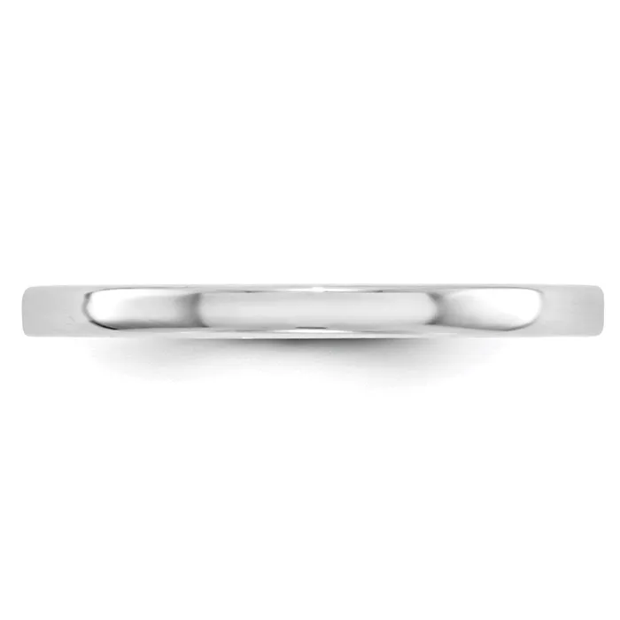 Goldia Rings Solid 18K White Gold 2mm Light Weight Flat MensWomens Wedding Band Ring Size 9 Goldia Rings Solid 18K White Gold 2mm Light Weight Flat MensWomens Wedding Band Ring Size 9
