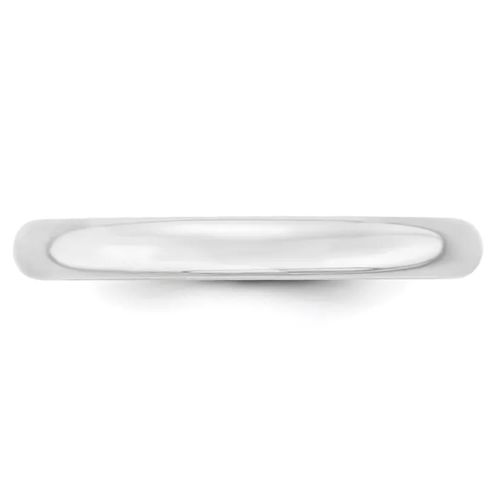 Goldia Rings Solid 18K White Gold 3mm Light Weight Comfort Fit MensWomens Wedding Band Ring Size 6 Goldia Rings Solid 18K White Gold 3mm Light Weight Comfort Fit MensWomens Wedding Band Ring Size 6