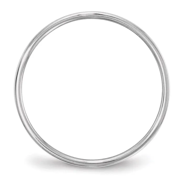 Goldia Rings Solid 18K White Gold 5mm Light Weight Flat MensWomens Wedding Band Ring Size 7 Goldia Rings Solid 18K White Gold 5mm Light Weight Flat MensWomens Wedding Band Ring Size 7