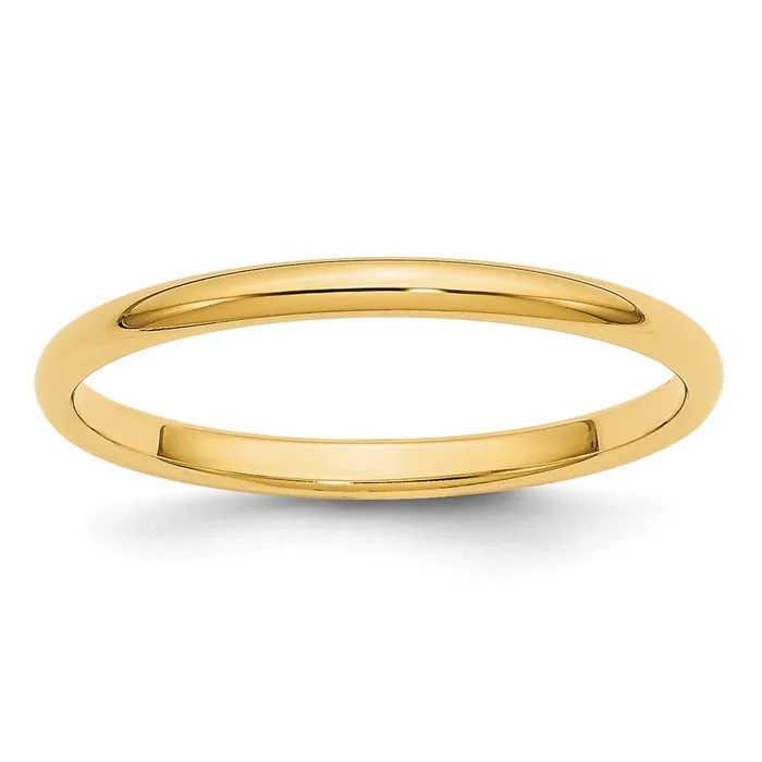 Goldia Rings Solid 18K Yellow Gold 2mm Half Round MensWomens Wedding Band Ring Size 14 Goldia Rings Solid 18K Yellow Gold 2mm Half Round MensWomens Wedding Band Ring Size 14