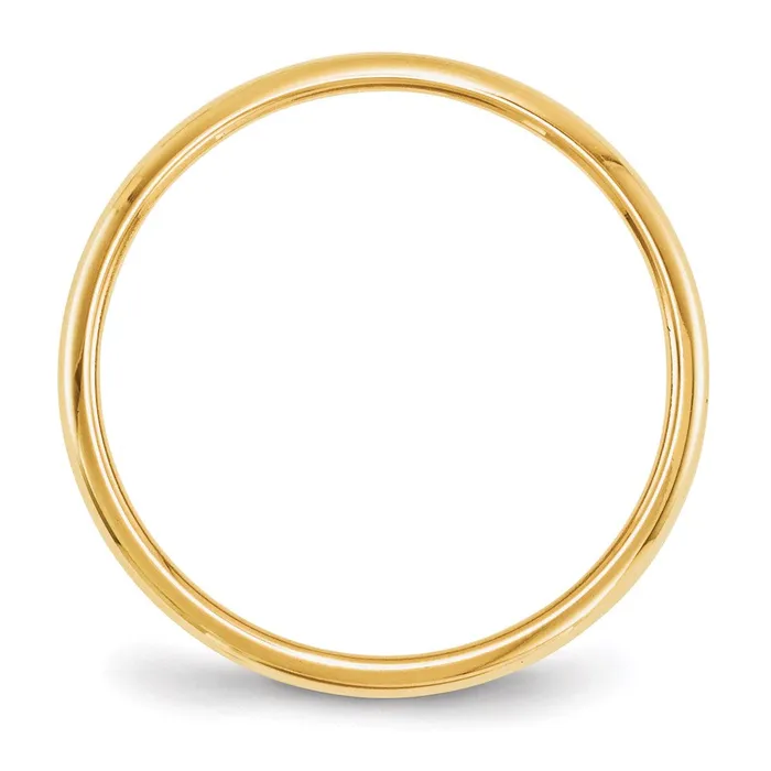 Goldia Rings Solid 18K Yellow Gold 2mm Half Round MensWomens Wedding Band Ring Size 14 Goldia Rings Solid 18K Yellow Gold 2mm Half Round MensWomens Wedding Band Ring Size 14