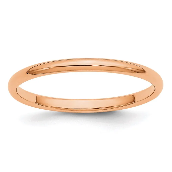 Goldia Rings Solid 18K Yellow Gold Rose Gold 2mm HalfRound Wedding MensWomens Wedding Band Ring Size 75 Goldia Rings Solid 18K Yellow Gold Rose Gold 2mm HalfRound Wedding MensWomens Wedding Band Ring Size 75