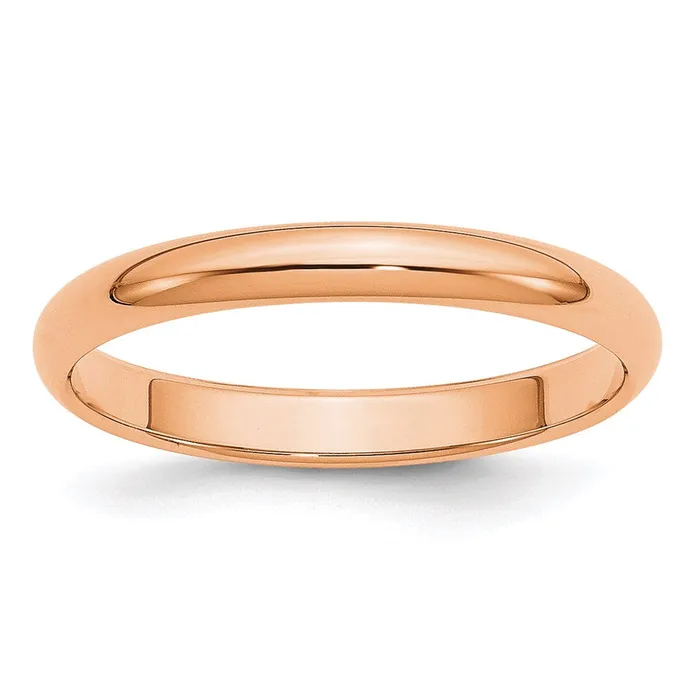 Goldia Rings Solid 18K Yellow Gold Rose Gold 3mm HalfRound Wedding MensWomens Wedding Band Ring Size 8 Goldia Rings Solid 18K Yellow Gold Rose Gold 3mm HalfRound Wedding MensWomens Wedding Band Ring Size 8