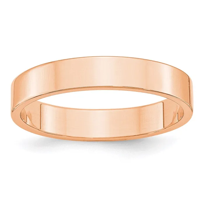 Goldia Solid 18K Yellow Gold Rose Gold 4mm Light Weight Flat MensWomens Wedding Band Ring Size 13 Rings Goldia Solid 18K Yellow Gold Rose Gold 4mm Light Weight Flat MensWomens Wedding Band Ring Size 13 Rings
