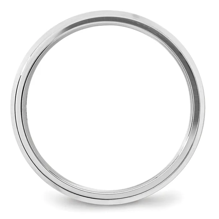 Rings Goldia Solid 18K White Gold 5mm Bevel Edge Comfort Fit MensWomens Wedding Band Ring Size 95 Rings Goldia Solid 18K White Gold 5mm Bevel Edge Comfort Fit MensWomens Wedding Band Ring Size 95