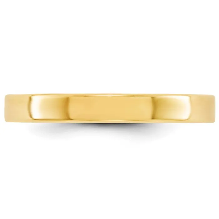 Rings Goldia Solid 18K Yellow Gold 3mm Light Weight Flat MensWomens Wedding Band Ring Size 11 Rings Goldia Solid 18K Yellow Gold 3mm Light Weight Flat MensWomens Wedding Band Ring Size 11