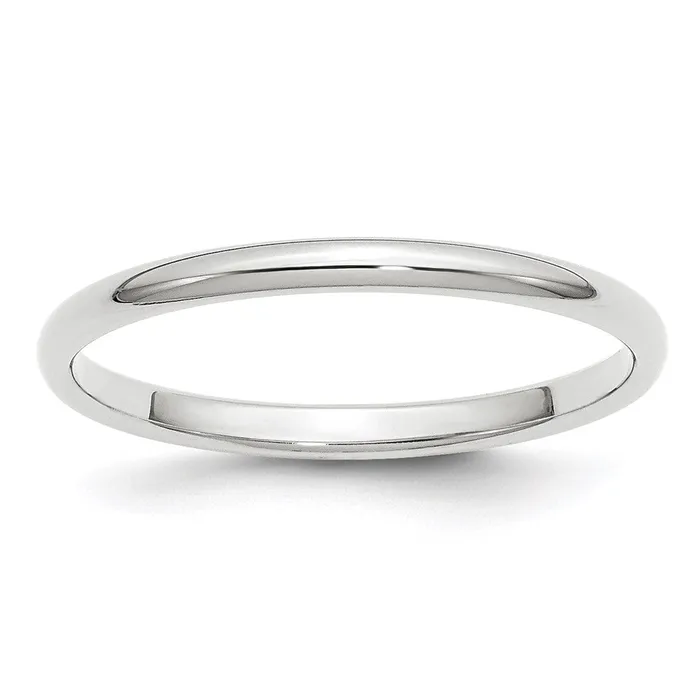 Rings Goldia Solid 18K Yellow Gold White Gold 2mm HalfRound MensWomens Wedding Band Ring Size 6 Rings Goldia Solid 18K Yellow Gold White Gold 2mm HalfRound MensWomens Wedding Band Ring Size 6