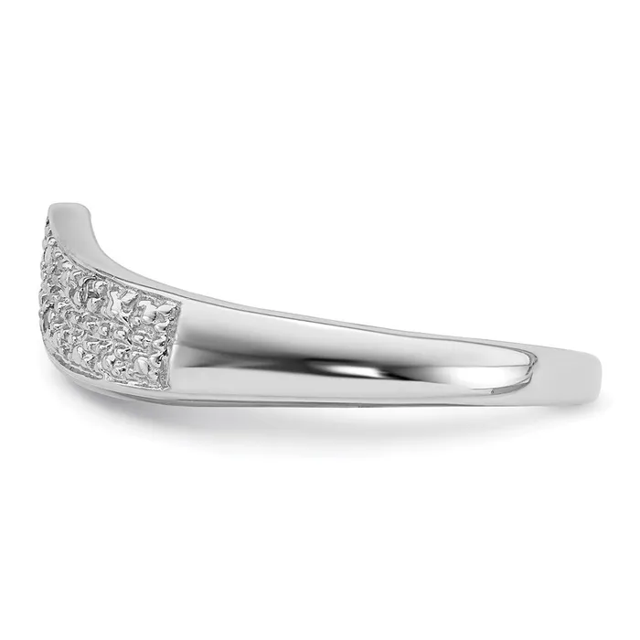 Rings Goldia Sterling Silver Rhodium Plated Diamond Ring