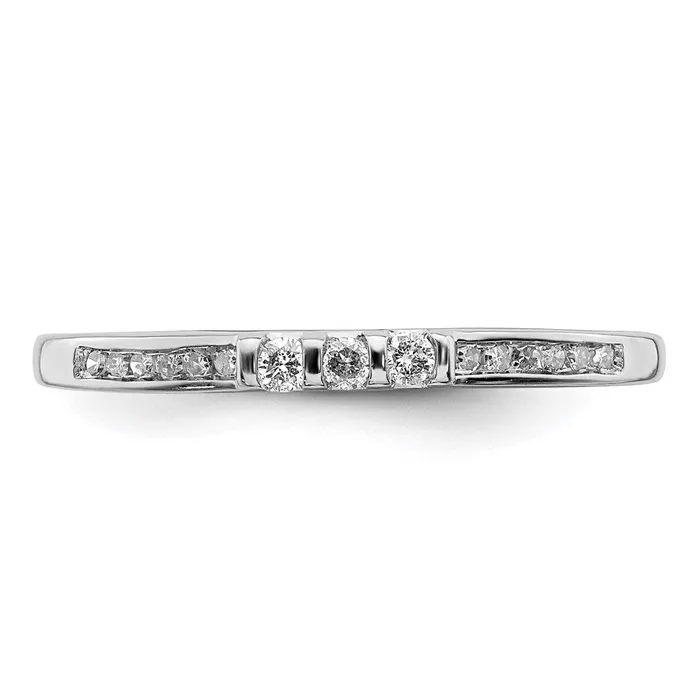 Rings Goldia Sterling Silver Rhodium Plated Diamond Ring