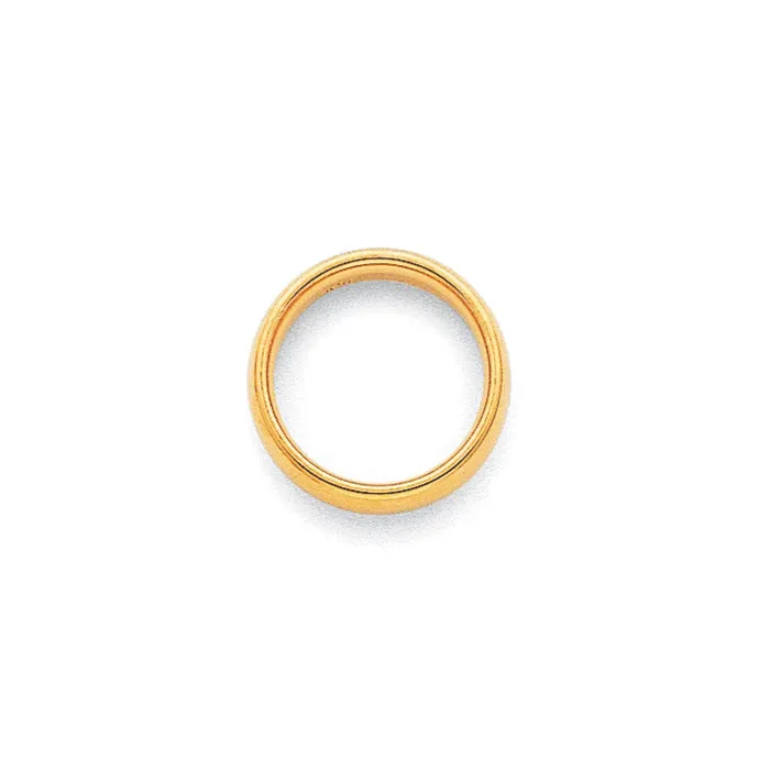 Solid 18K Yellow Gold 3mm Comfort Fit MensWomens Wedding Band Ring Size 7 Goldia Rings Solid 18K Yellow Gold 3mm Comfort Fit MensWomens Wedding Band Ring Size 7 Goldia Rings