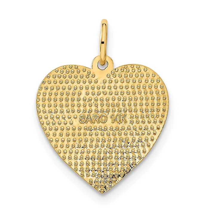 14k DADDYS LITTLE GIRL Charm TreasureFineJewelers Charm Necklaces