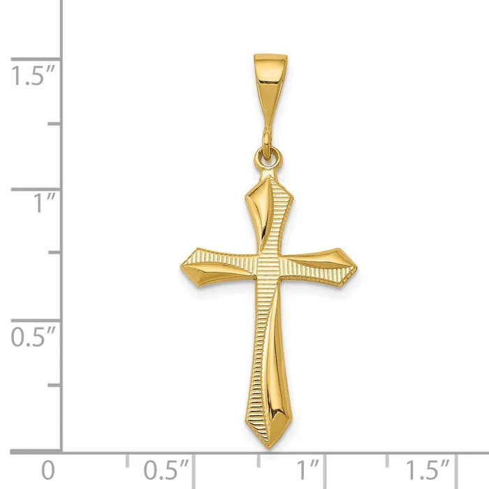 Necklaces TreasureFineJewelers 14k Passion Cross Pendant