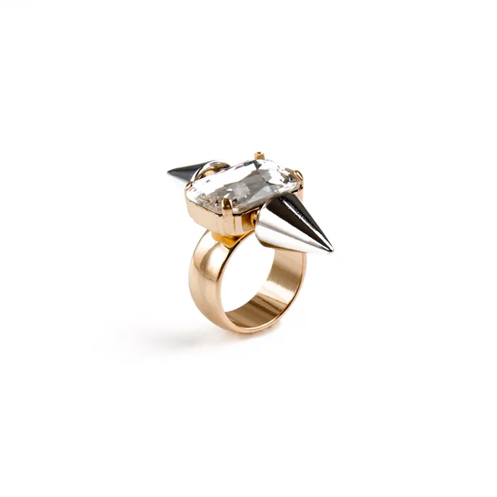 Spike Crystal Highlight Ring vendorunknown Necklaces Spike Crystal Highlight Ring vendorunknown Necklaces