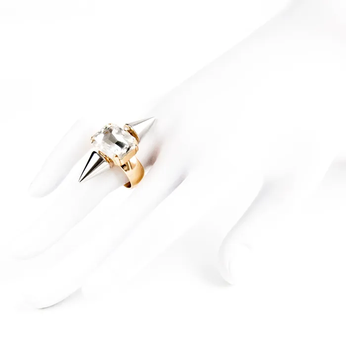 Spike Crystal Highlight Ring vendorunknown Necklaces Spike Crystal Highlight Ring vendorunknown Necklaces