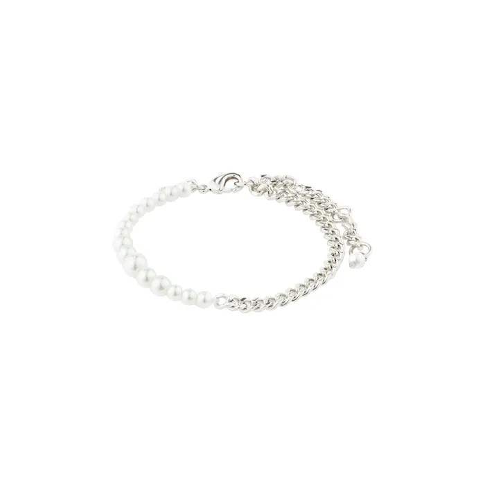 Bracelets Relando Silver Plated Pearl Bracelet Pilgrim