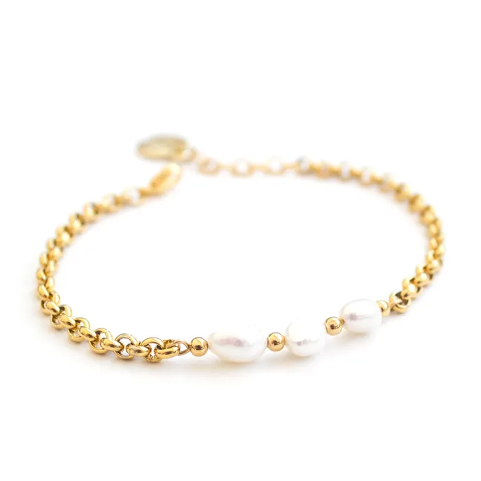 WellDunn Bracelets Ivory Gold Bracelet